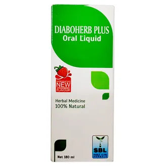SBL Diaboherb Plus Oral Liquid Strawberry - 180ml (Pack of 2)