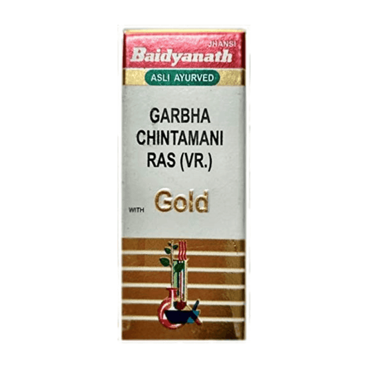 Baidyanath (Jhansi) Garbha Chintamani Ras (Vr.) with Gold Tablet