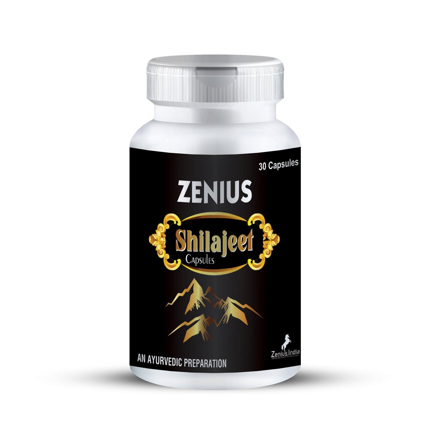 Zenius Shilajeet Capsules | for Sexual Stamina | Energy Level and Daily Wellness - 30 Capsule