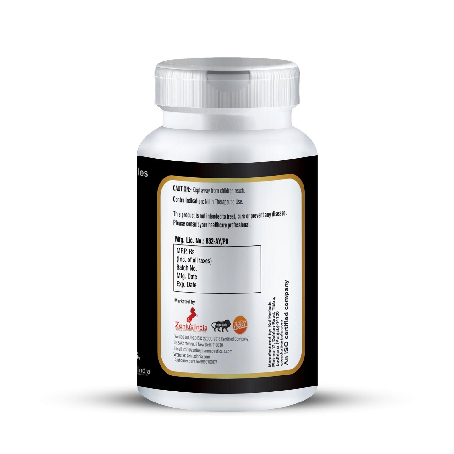 Zenius Shilajeet Capsules | for Sexual Stamina | Energy Level and Daily Wellness - 30 Capsule