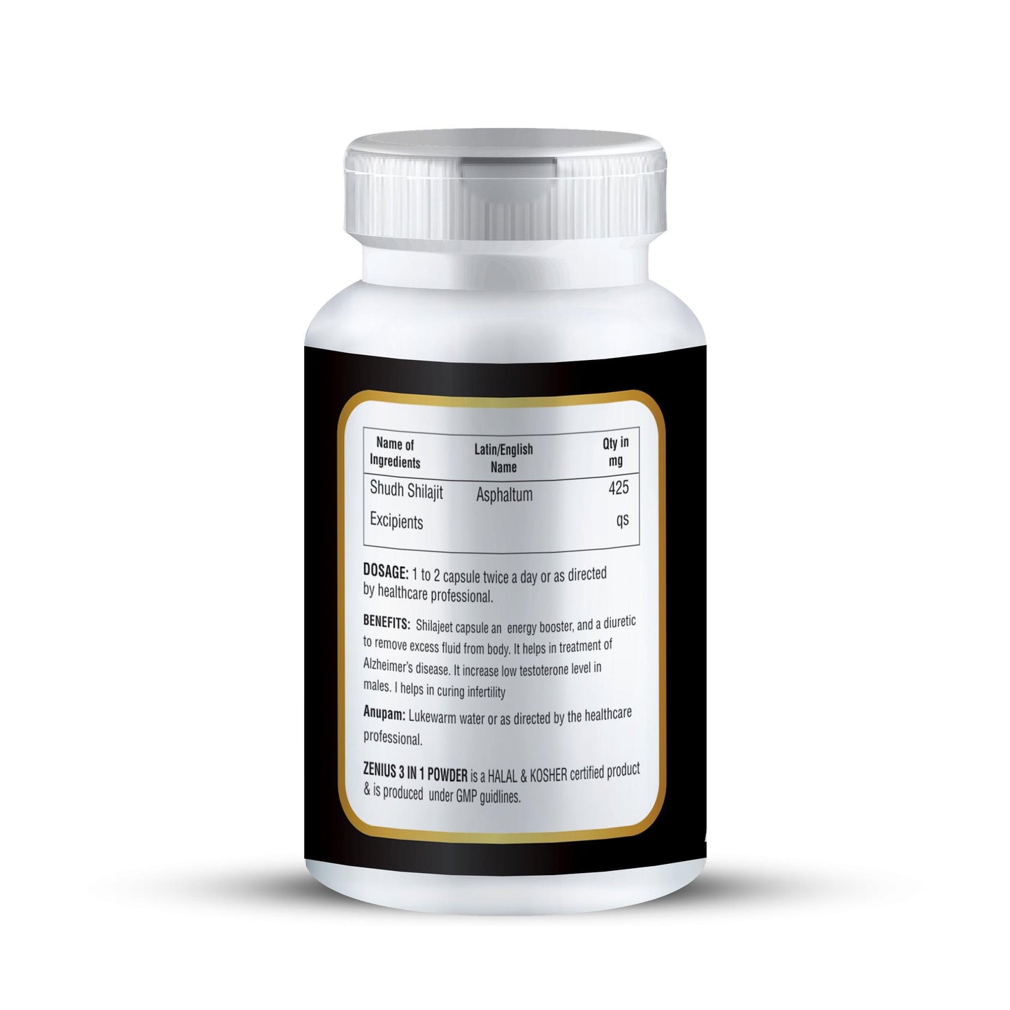 Zenius Shilajeet Capsule - 60 Capsule