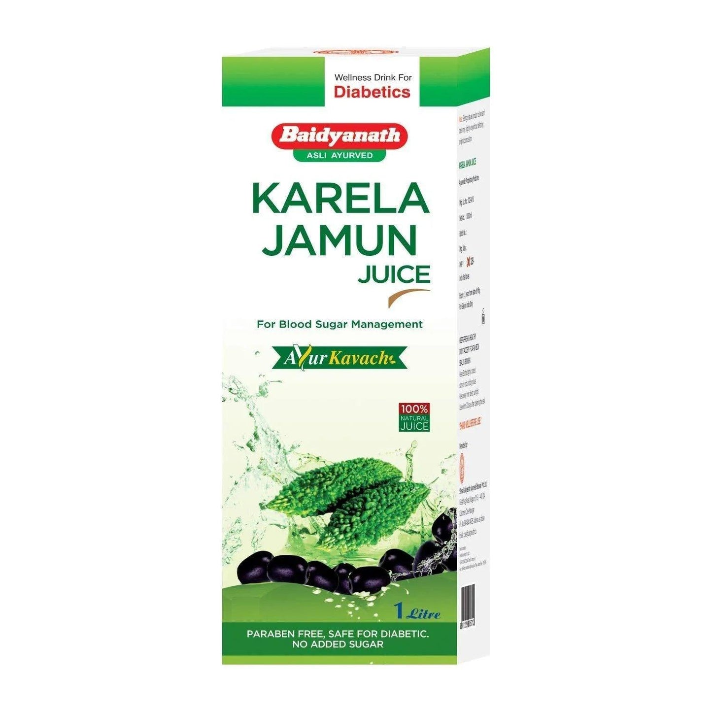 Baidyanath Karela Jamun Juice - 1 Litre