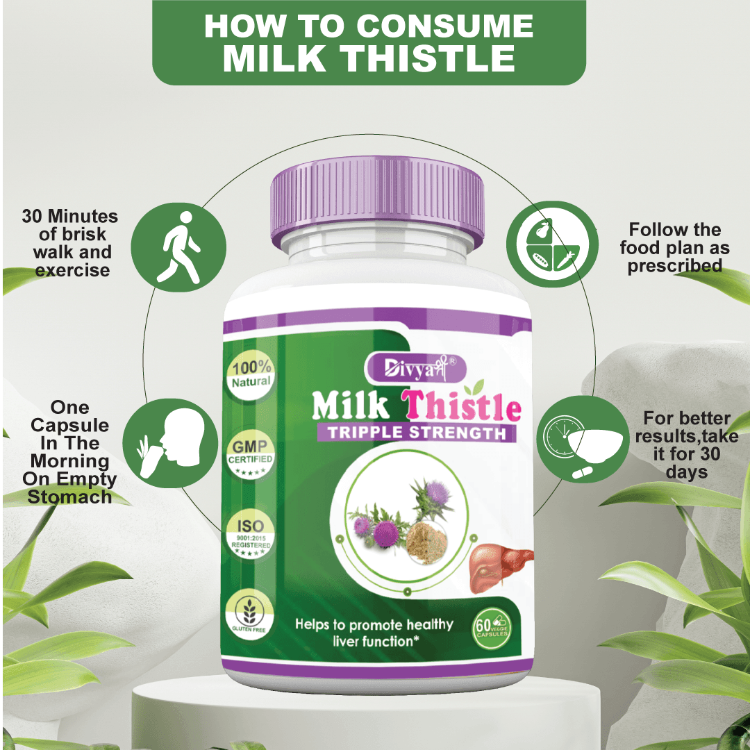 Divya Shree Milk Thistle Capsule - 60 Capsules
