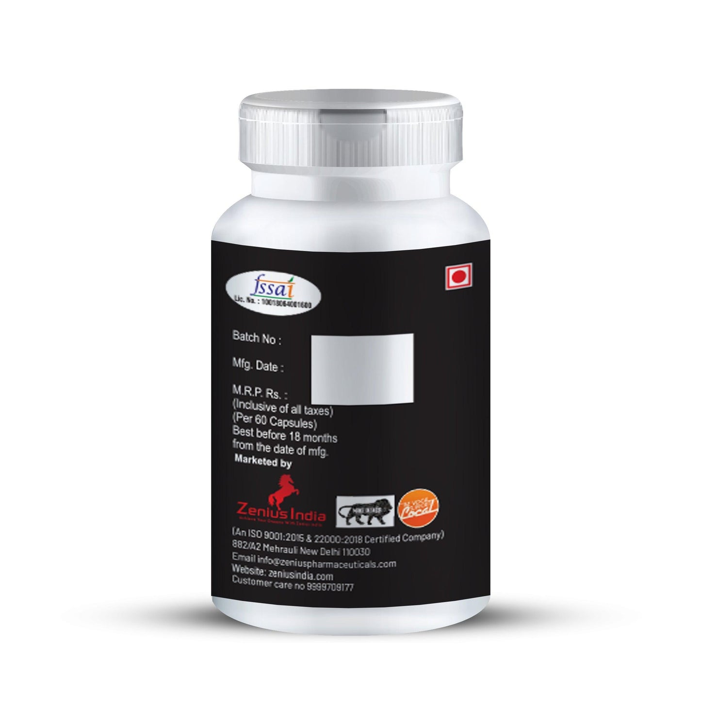 Zenius Slim Fit Capsule For weight loss medicine ayurvedic fat burner (60 Capsules)