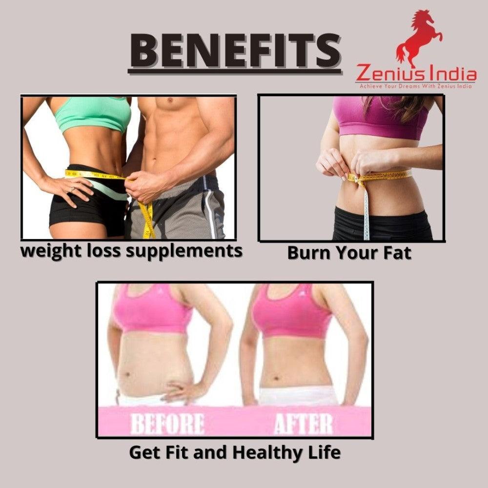 Zenius Slim Fit Capsule For weight loss medicine ayurvedic fat burner (60 Capsules)