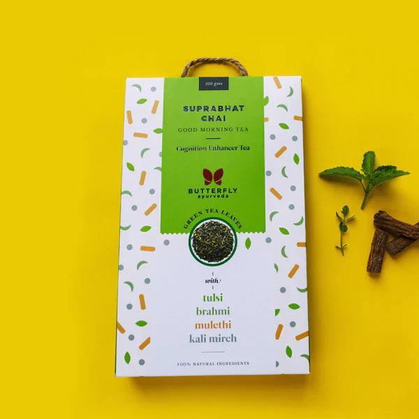 Butterfly Ayurveda Suprabhat Chai - Tulsi Mulethi Green Tea