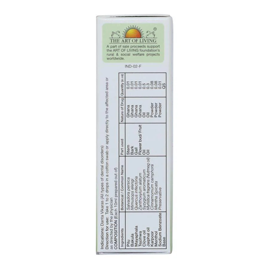 Sri Sri Tattva Sudanta Tooth Drop - 10ml