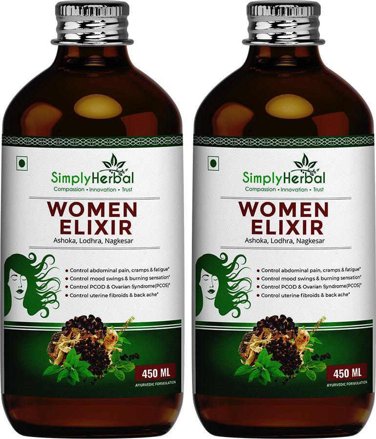 Simply Herbal Super Women Elixir -450 Elixir (Pack of 2 & 3)