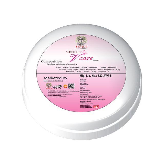 Zenius V Care Cream - Vagina Whitening Cream for Vaginal Tightening and Whitening - 50gm Cream