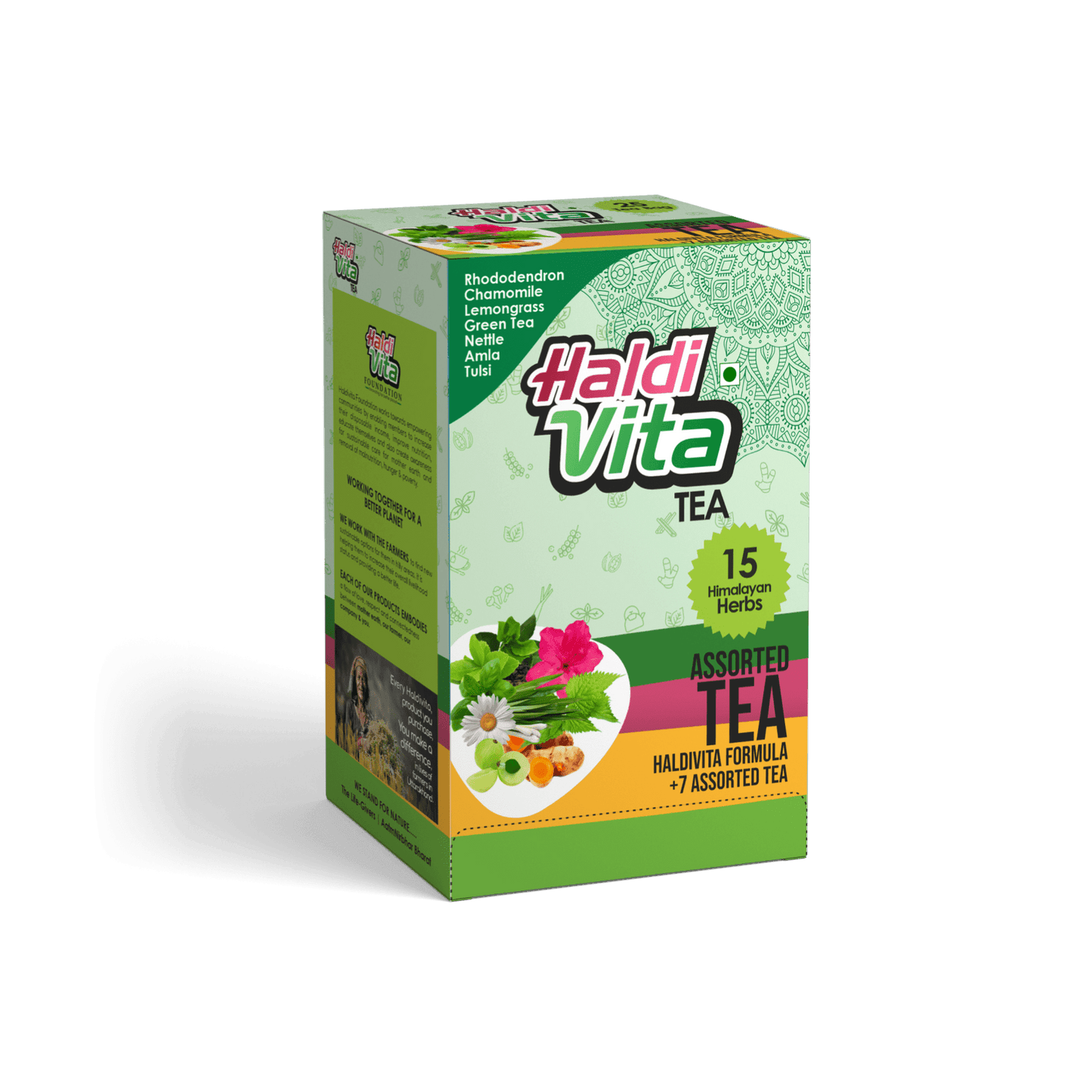 Haldi Vita Tea Haldivita Assorted Tea – 7 flavors (25 tea bags)