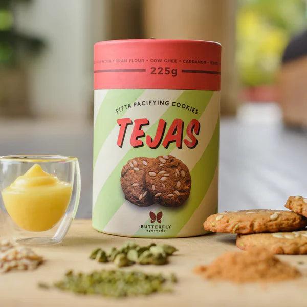 Butterfly Ayurveda Tejas Cookies 225 Gm