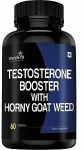 Simply Herbal Testosterone Booster With Horny Goat Weed Capsule - 60 Capsules (Pack of 2)