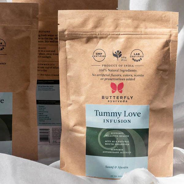 Butterfly Ayurveda Tummy Love Infusion 20 Tea Bags (40gm)
