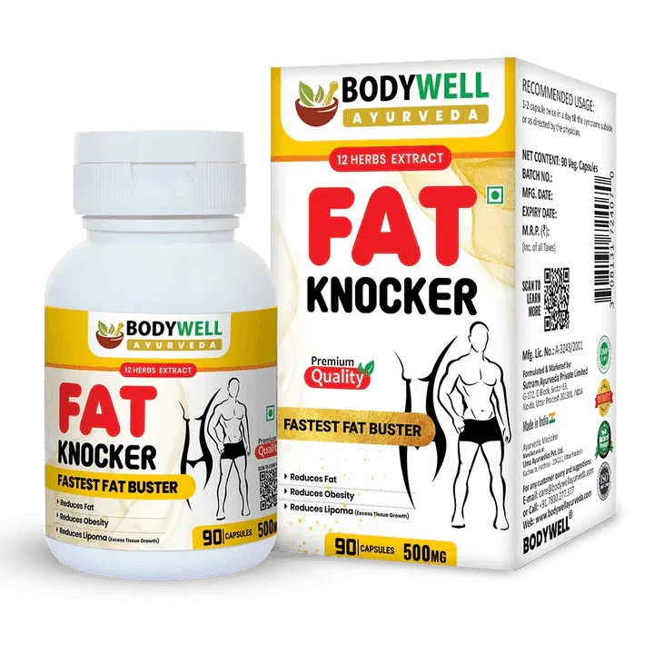 BodyWell Ayurveda Fat Knocker Veg Capsule - 90 Capsules