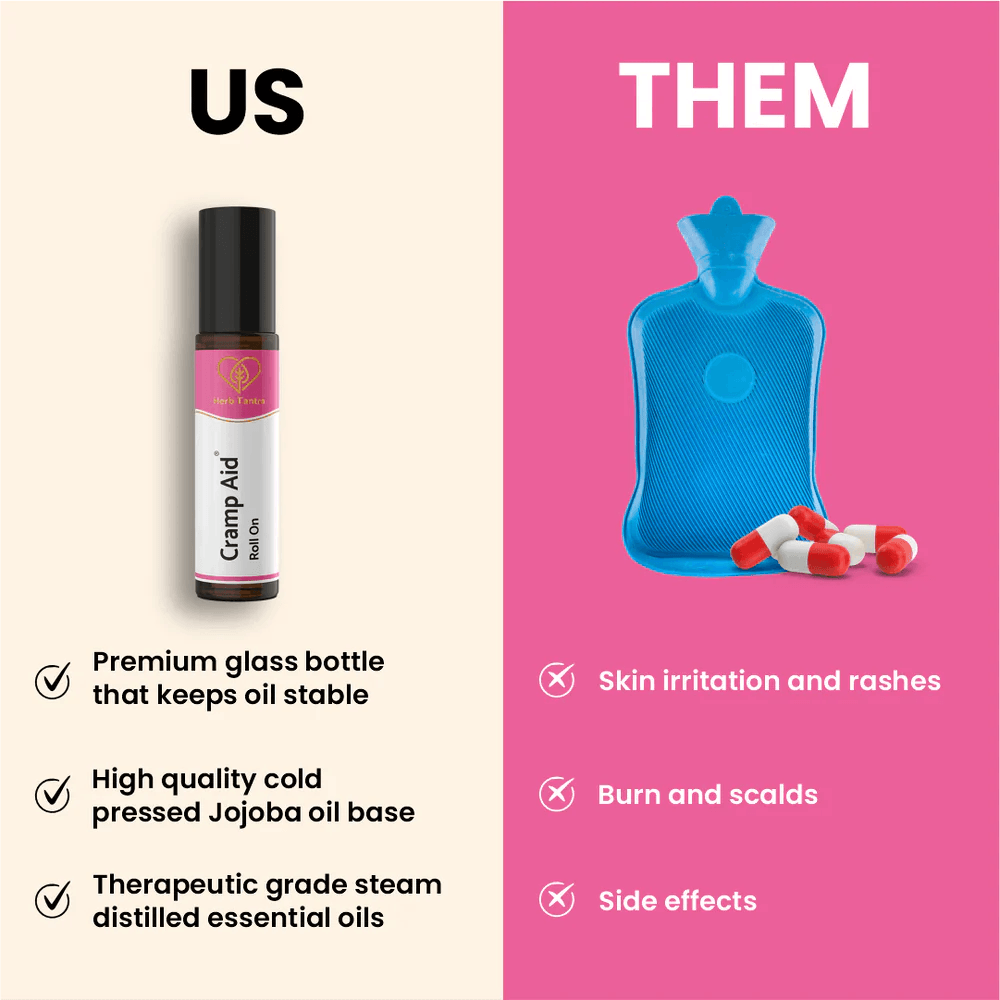 Herb Tantra Cramp Aid Roll On for Menstrual Cramps