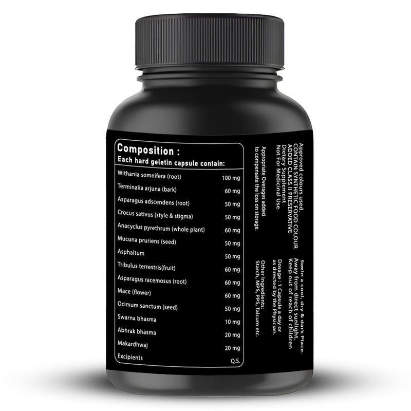 Zenius Power UP Capsules for Sexual Health and Stamina Boosting - 60 Capsules