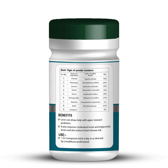 Zenius Anti Diabetic Powder - Herbal Powder for Blood Sugar Control, Energy, and Wellness - 100gm Powder