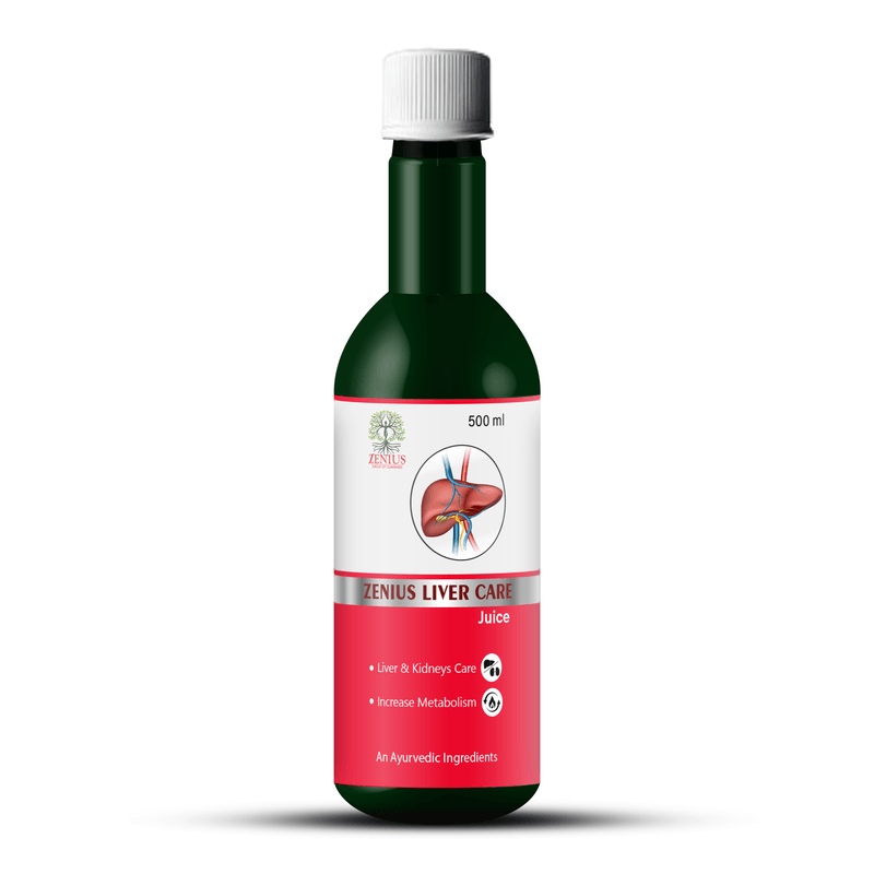 Zenius Liver Care Juice - Herbal Liver Health Tonic for Detoxification, Digestion, and Energy Boost - 500ml Juices