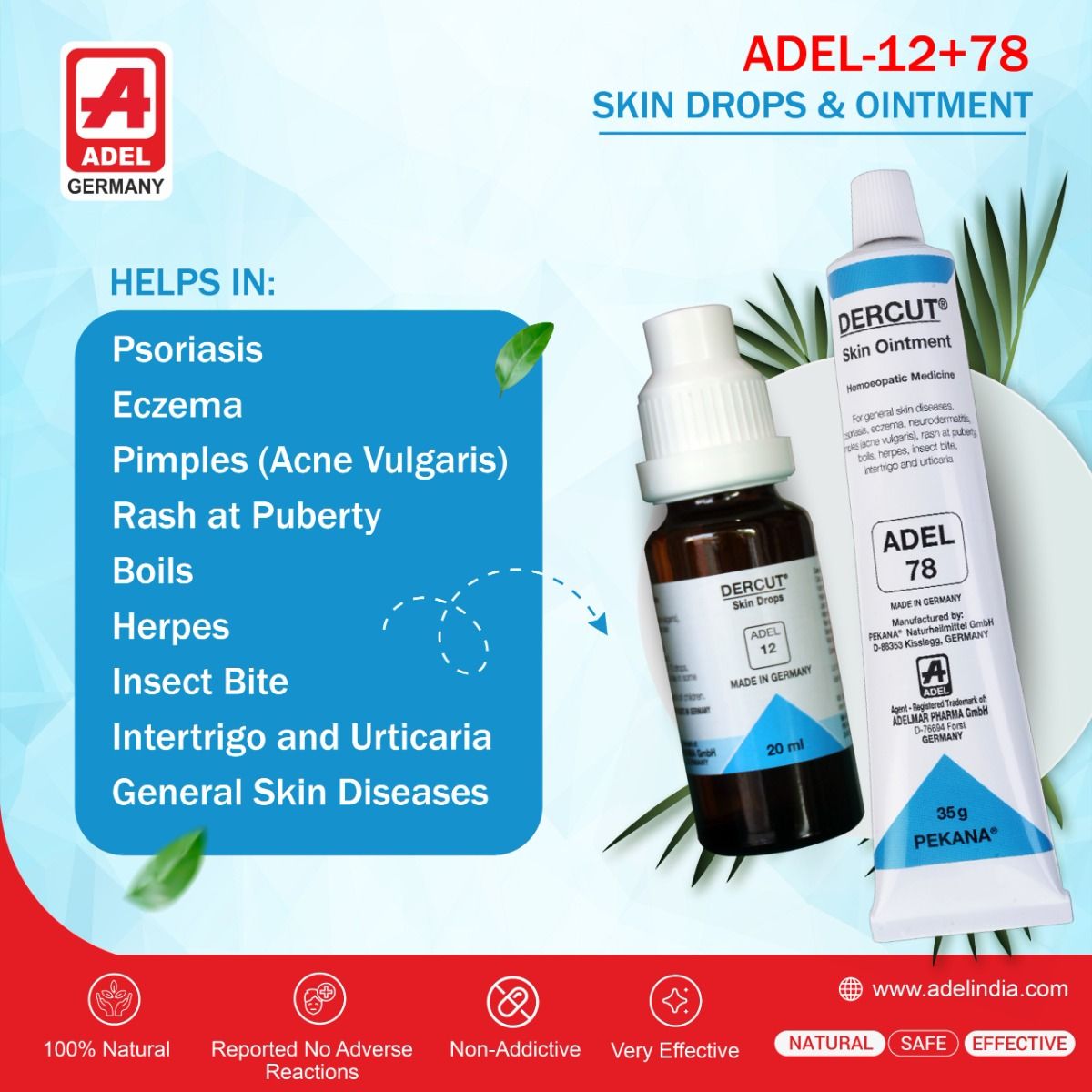 Adel Pekana ADEL 78 Dercut Ointment - 35gm