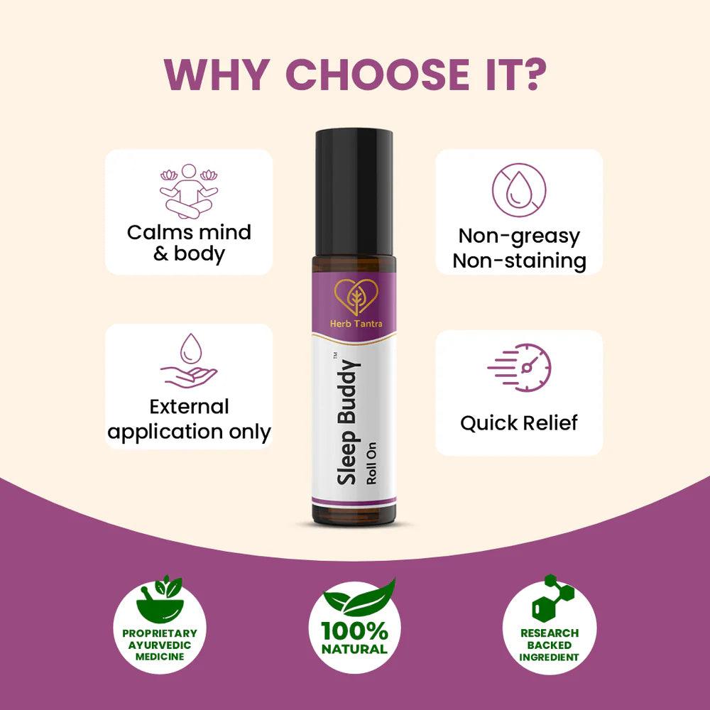 Herb Tantra Sleep Buddy Roll On (9 ml)