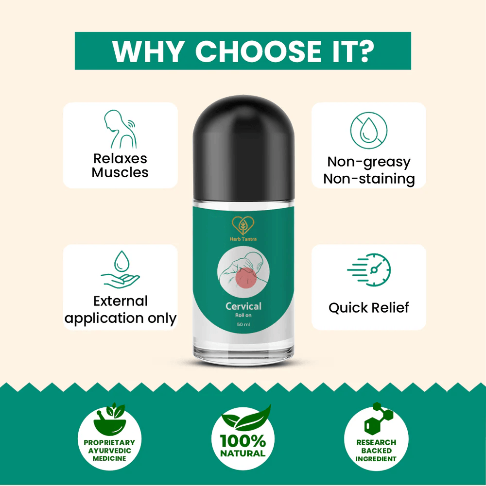 Herb Tantra Cervical Roll On - 50ml