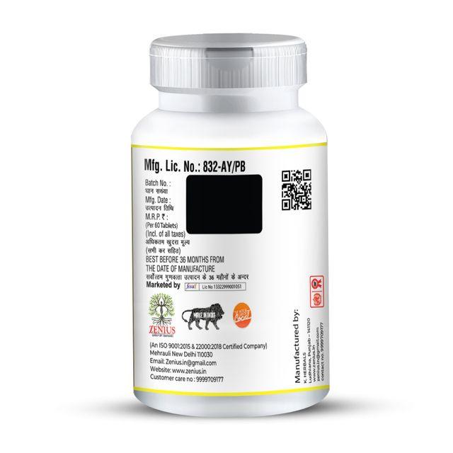 Zenius Psoriasis Tablet - Skin Psoriasis Tablets and Medicine for Psoriasis Relief - 60 Tablets