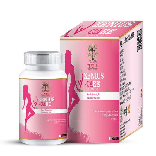 Zenius V Care Capsules - Women Sexual Capsules for Female Sexual Health and Stamina Boost - 60 Capsules
