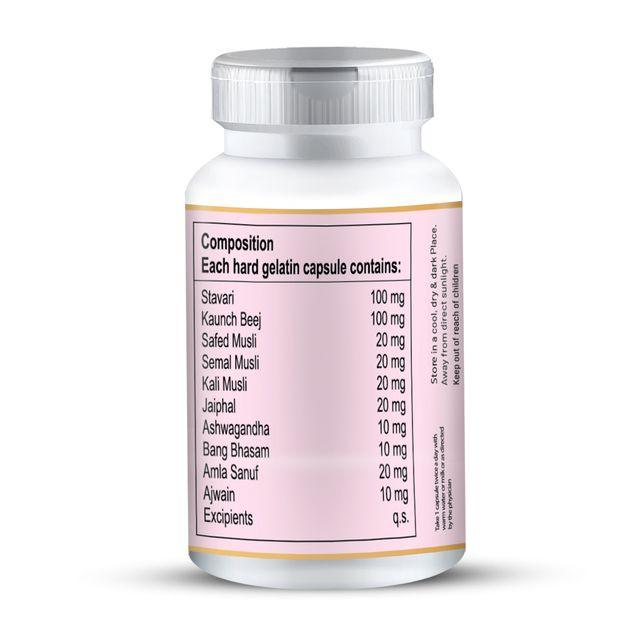 Zenius V Care Capsules - Women Sexual Capsules for Female Sexual Health and Stamina Boost - 60 Capsules