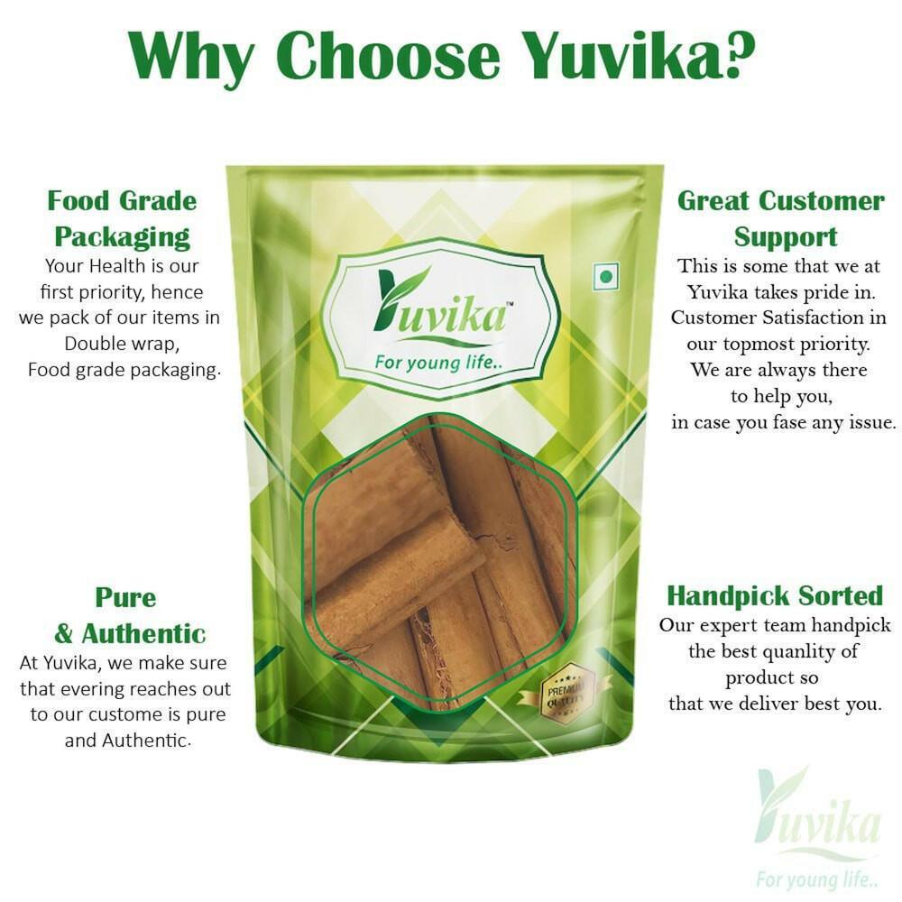 Yuvika Dalchini Sticks - Cinnamomum Zeylanicum - Cinnamon