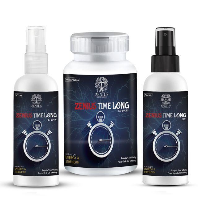 Zenius Timelong Kit - Sexual Health Capsules for Sexual Health and Stamina Boosting