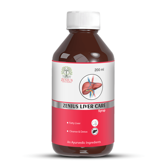 Zenius Liver Care Syrup - Herbal Liver Cleanse and Health Booster for Better Digestion and Detox-Being - 200ml Syrup