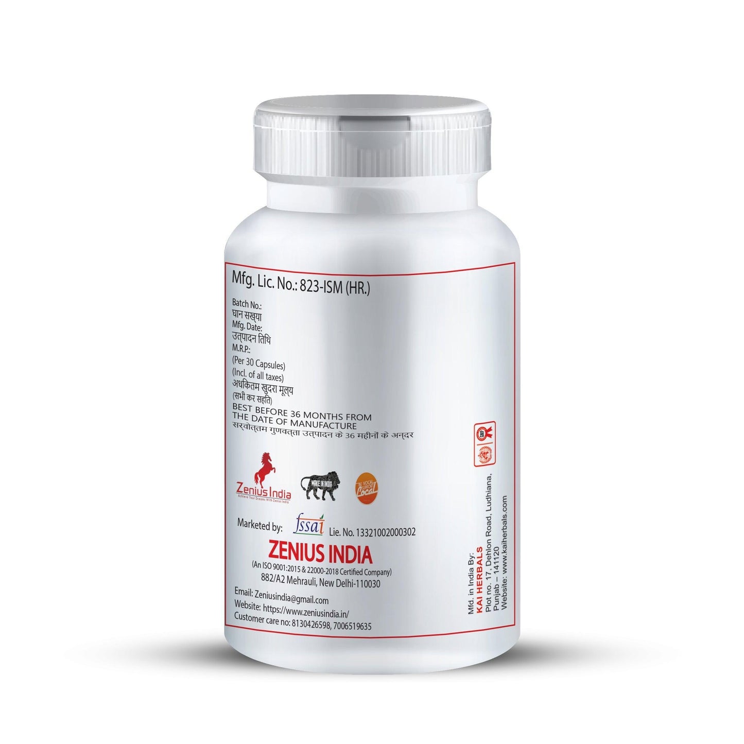 Zenius Zinga Lala Capsule for Age 50-70yrs