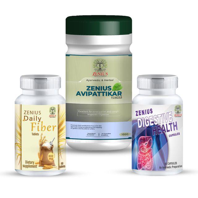 Zenius Digestive Health Kit - Digestive Health Medicine for Digestion, Absorption, and Hunger Control