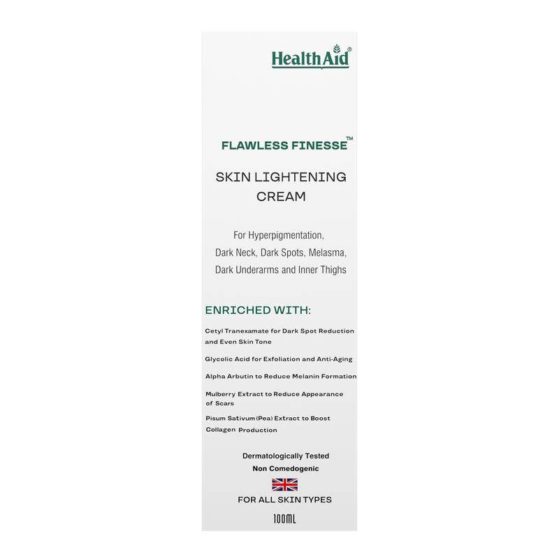 HealthAid Flawless Finesse Skin Lightening Cream - 100gm