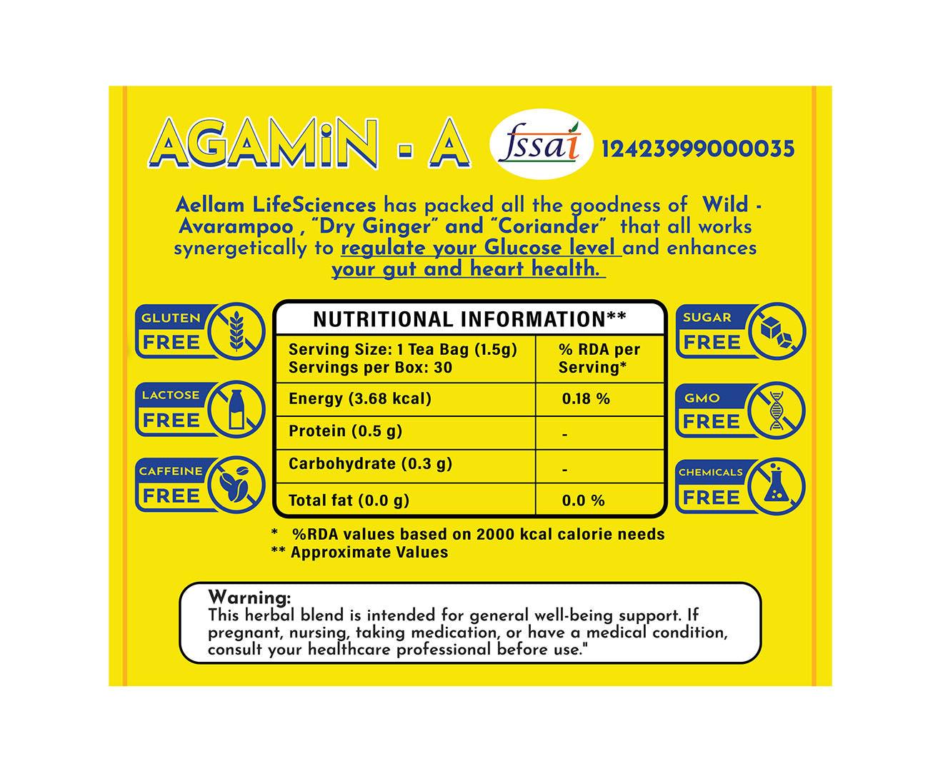 Aellam Agamin-A Herbal Infusion Dip-Tea