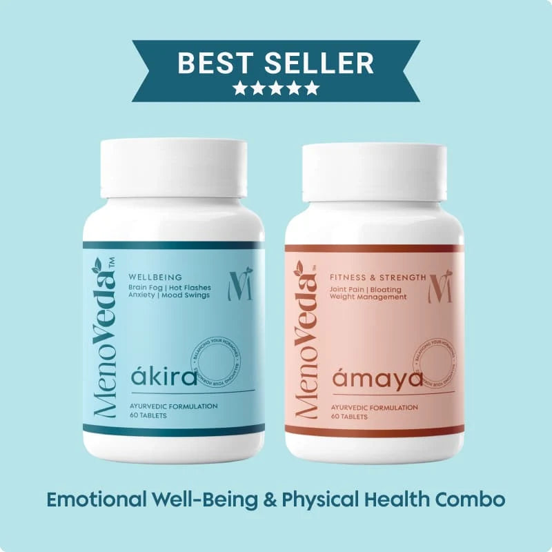 Menoveda Akira + Amaya Combo Perimenopause and Harmonal Balance, Emotional Wellbeing and Physical Health