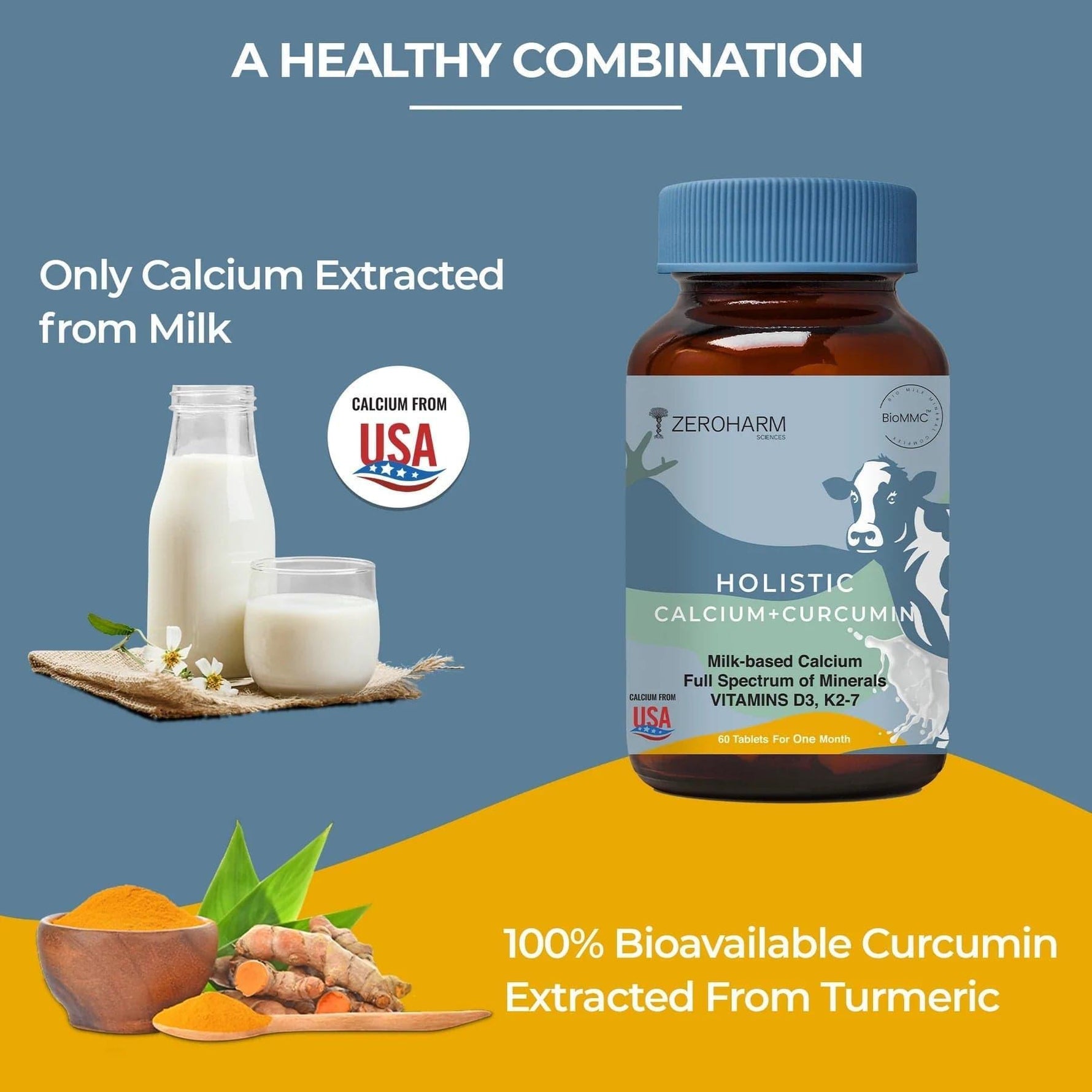Zeroharm HOLISTIC CALCIUM+CURCUMIN
