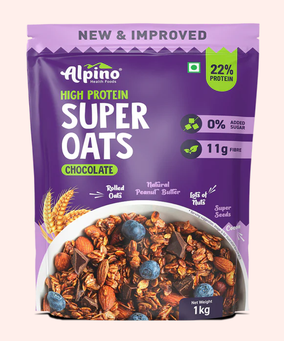 Alpino High Protein Super Oats Chocolate, 400 gm