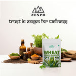 Zespo Wheatgrass Powder 60 g | 100% Pure Wheatgrass (Triticum aestivum) | Green Superfood for Digestion & Daily Nutrition | 40 Servings | Vegan