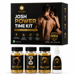 Josh Power Time Kit for Men | 30 Days Wellness Kit | Herbal Wellness Support Formula | Premium Daily Care Kit