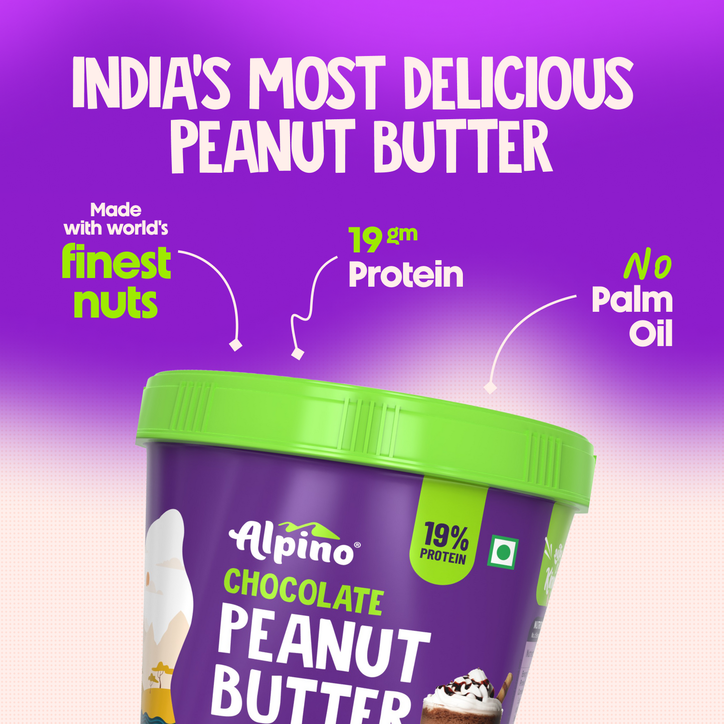 Alpino Chocolate Peanut Butter Crunch, 1 kg