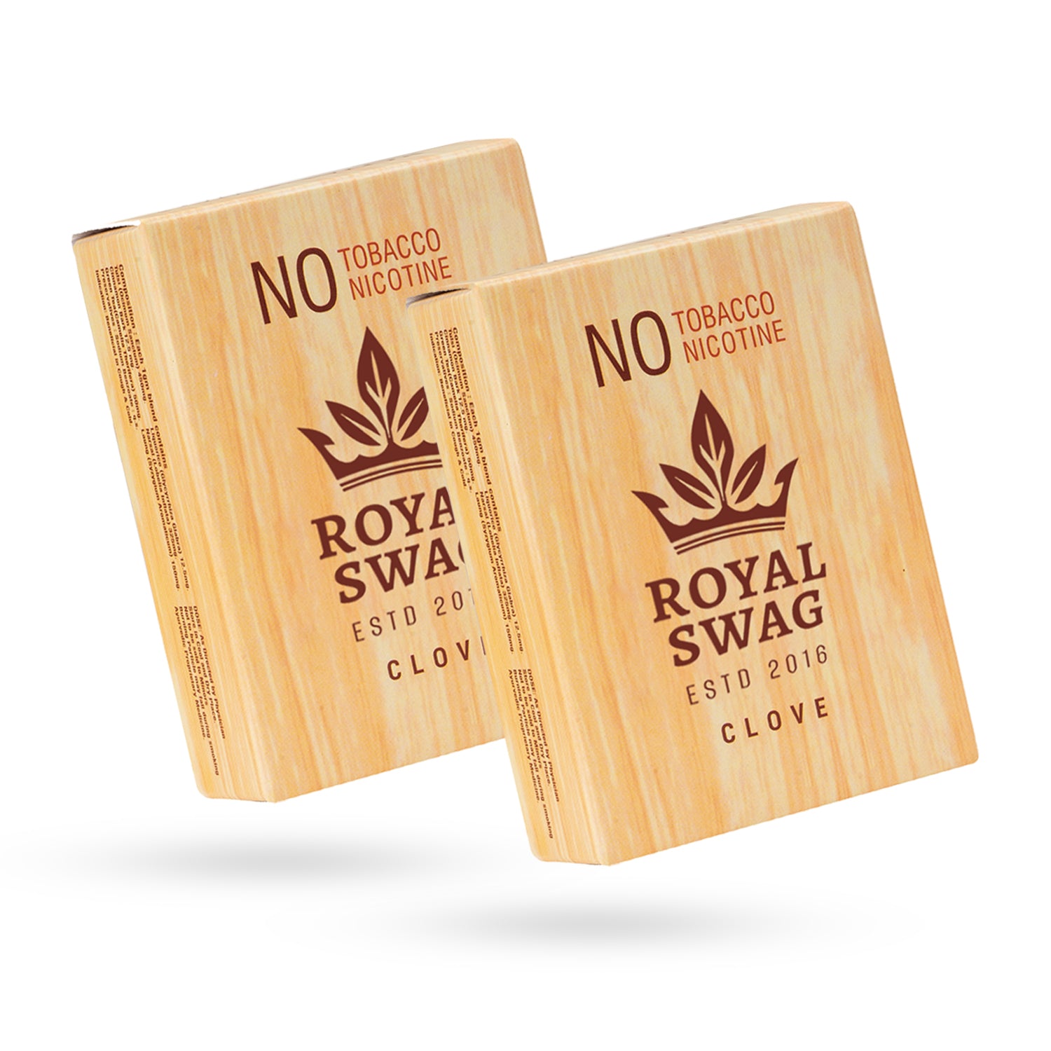 Royal Swag King Size Herbal Cigarettes Clove Flavour - Tobacco Free (40 Sticks)