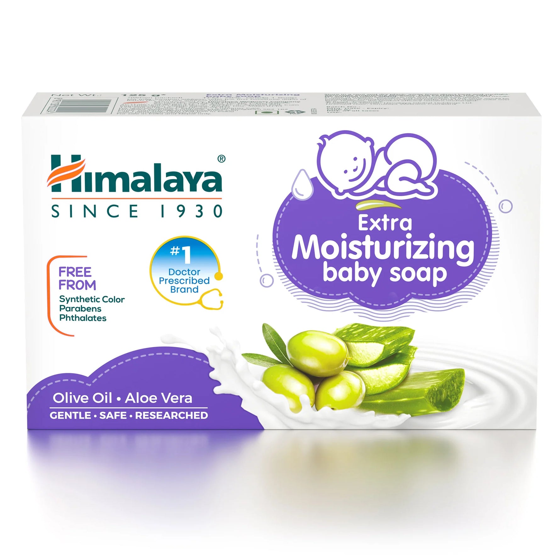 Himalaya Extra Moisturizing Baby Soap - 125gm