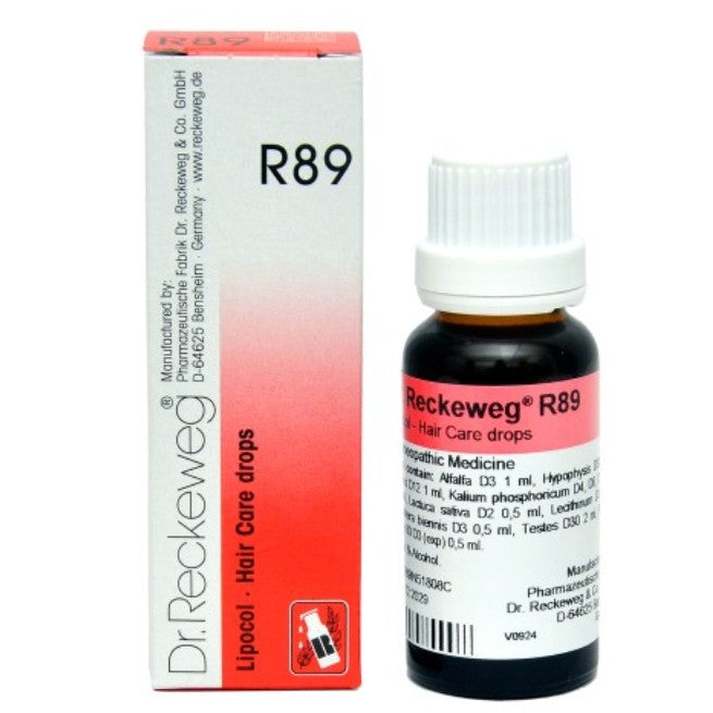 Dr. Reckeweg R89 Lipocol Drop for Hair Care - 22ml
