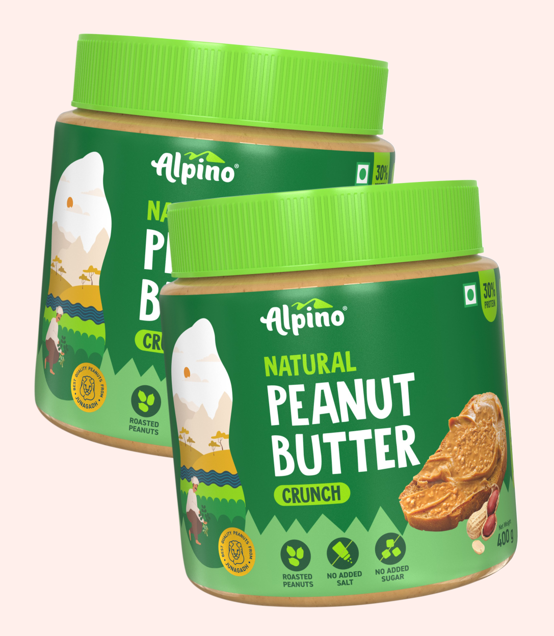Alpino Natural Smooth Peanut Butter