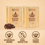 Royal Swag King Size Herbal Cigarettes Clove Flavour - Tobacco Free (40 Sticks)