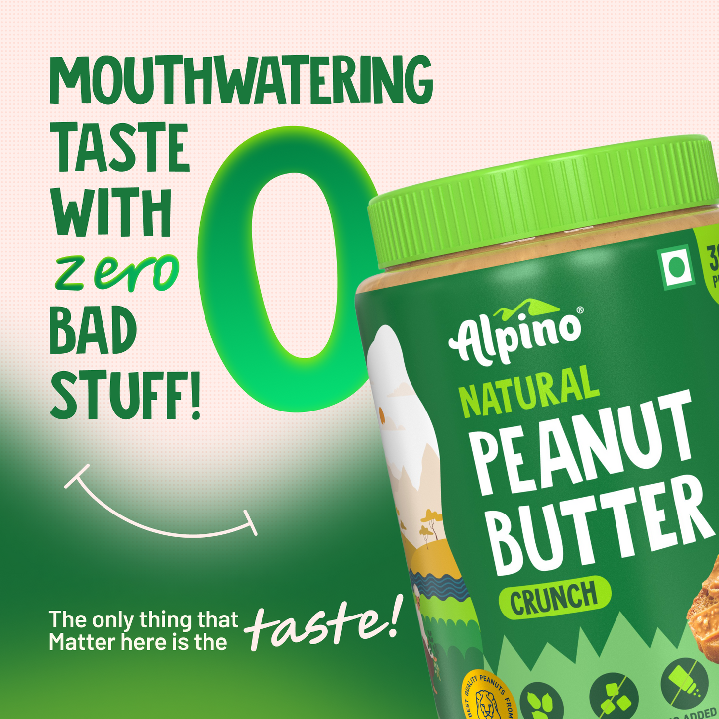 Alpino Natural Crunch Peanut Butter