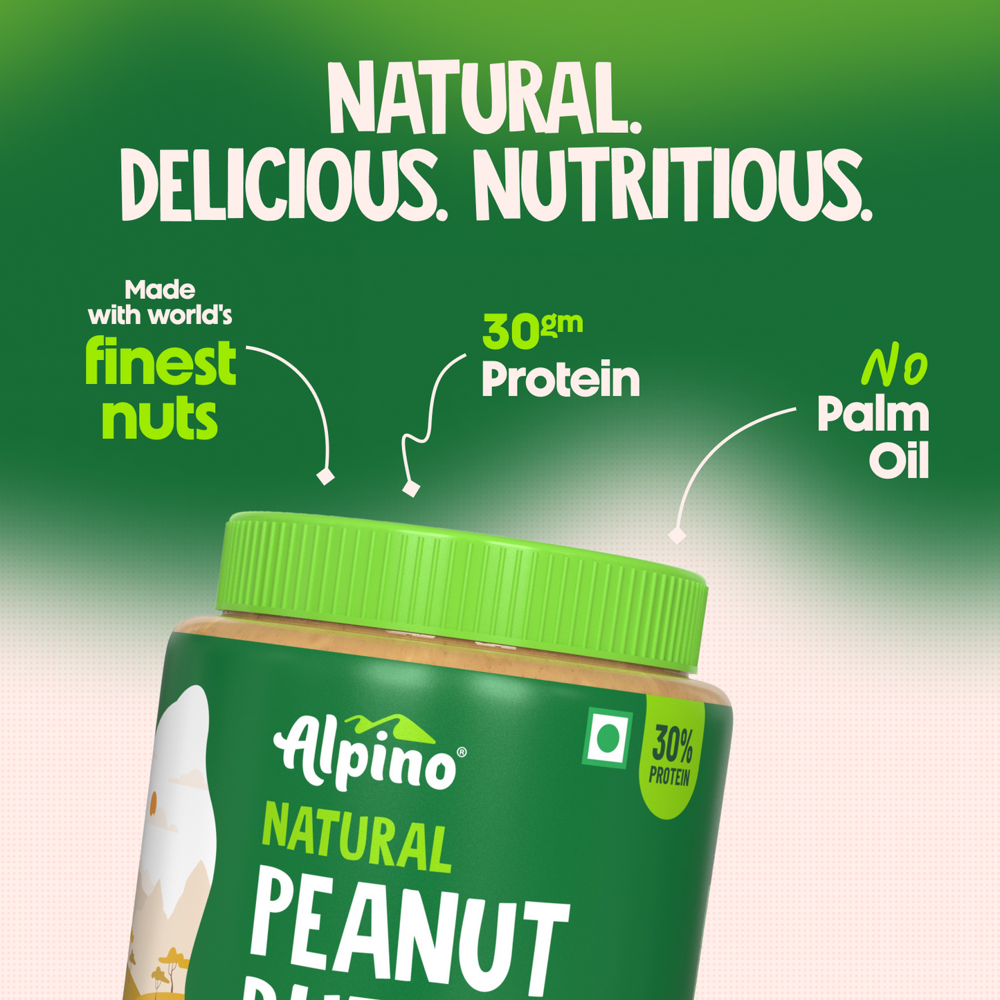 Alpino Natural Crunch Peanut Butter