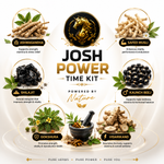 Josh Power Time Kit for Men | 30 Days Wellness Kit | Herbal Wellness Support Formula | Premium Daily Care Kit