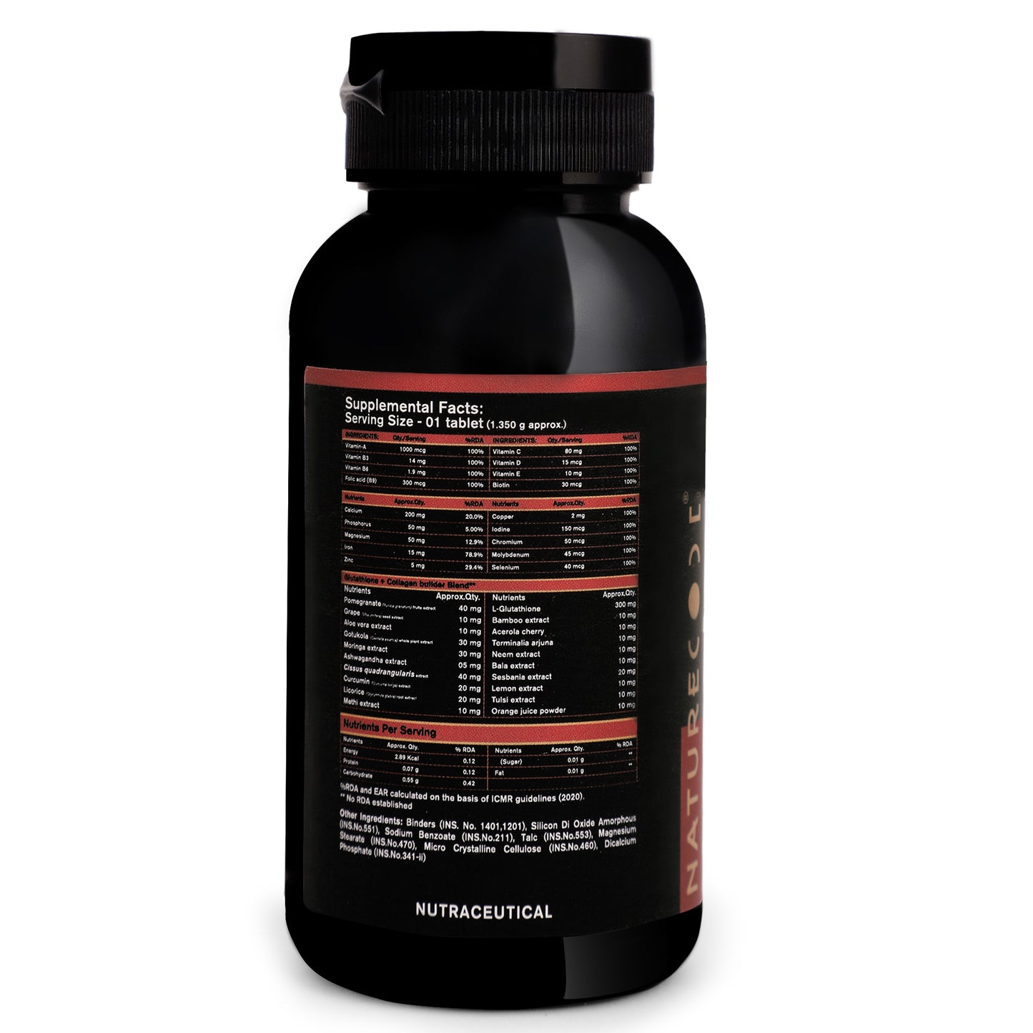 Nature Code Glutathione + Collagen Builder Tablet - 60 Capsules